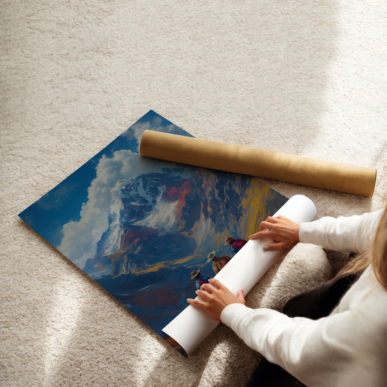 MYSTBIT ART | Skyward Journey Art Print Wall Art