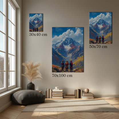 MYSTBIT ART | Skyward Journey Canvas Print Wall Art