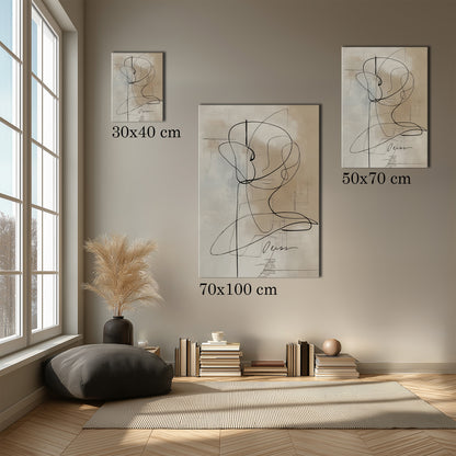 MYSTBIT ART | Soft Balance Canvas Print Wall Art