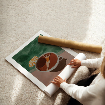 MYSTBIT ART | Soft Morning Ritual Art Print Wall Art