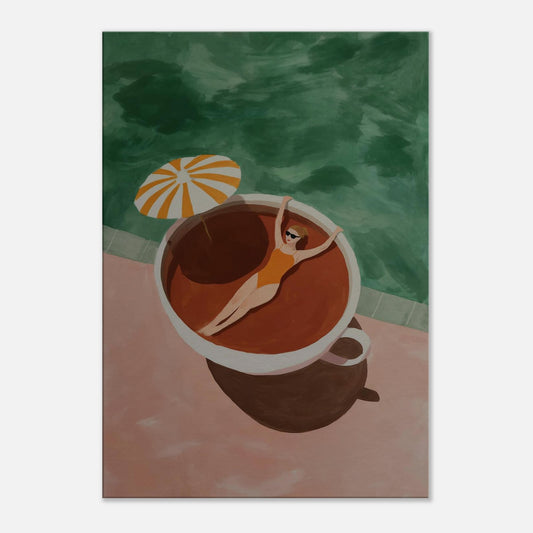 MYSTBIT ART | Soft Morning Ritual Canvas Print Wall Art
