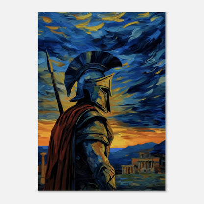 MYSTBIT ART | Spartan Gatekeeper Art Print Wall Art