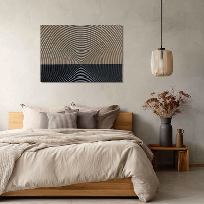 MYSTBIT ART | Split Horizon Canvas Print Wall Art