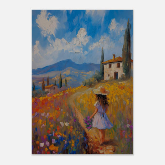 MYSTBIT ART | Summer in Tuscany Art Print Wall Art