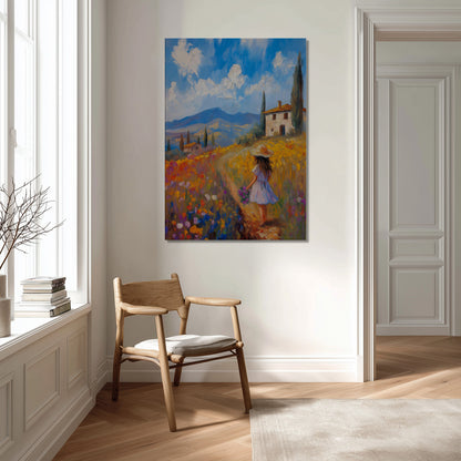 MYSTBIT ART | Summer in Tuscany Canvas Print Wall Art