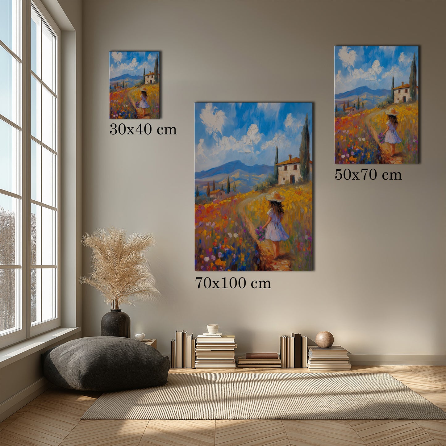 MYSTBIT ART | Summer in Tuscany Canvas Print Wall Art