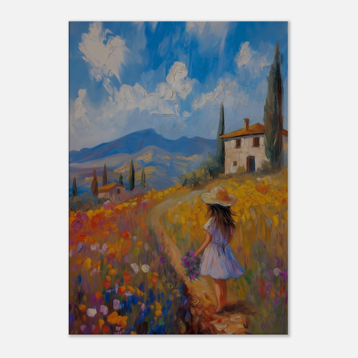 MYSTBIT ART | Summer in Tuscany Canvas Print Wall Art
