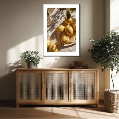 MYSTBIT ART | Sun & Citrus Art Print Wall Art