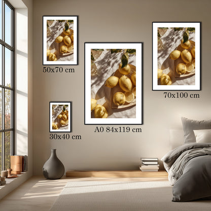 MYSTBIT ART | Sun & Citrus Art Print Wall Art
