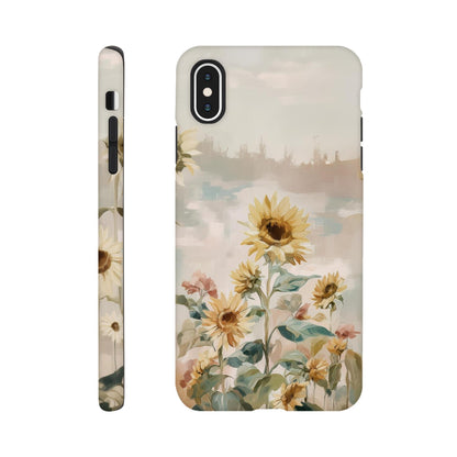 MYSTBIT ART | Sunflower Garden iPhone Case-MYSTBIT ART