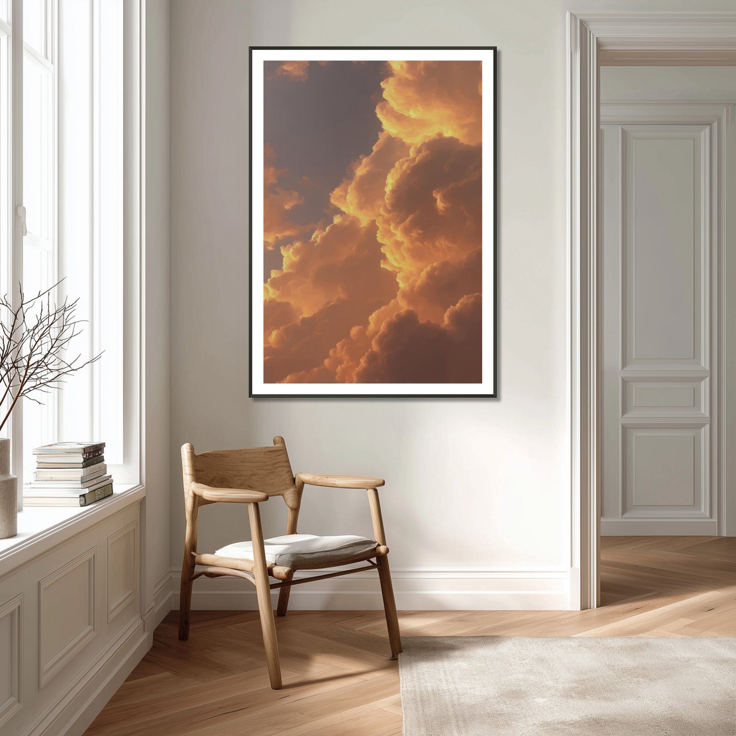 MYSTBIT ART | Sunset in Clouds Art Print Wall Art