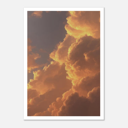 MYSTBIT ART | Sunset in Clouds Art Print Wall Art