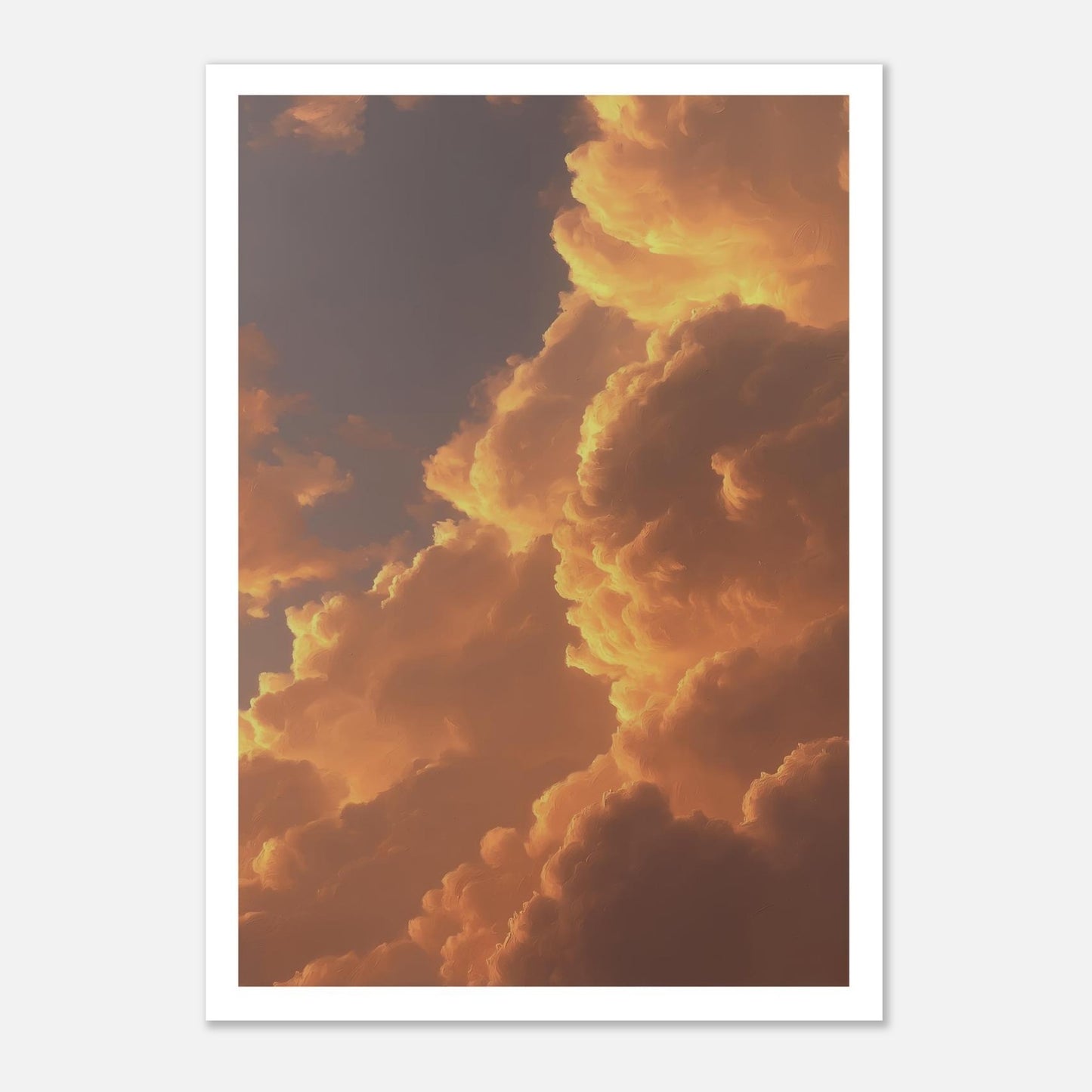 MYSTBIT ART | Sunset in Clouds Art Print Wall Art