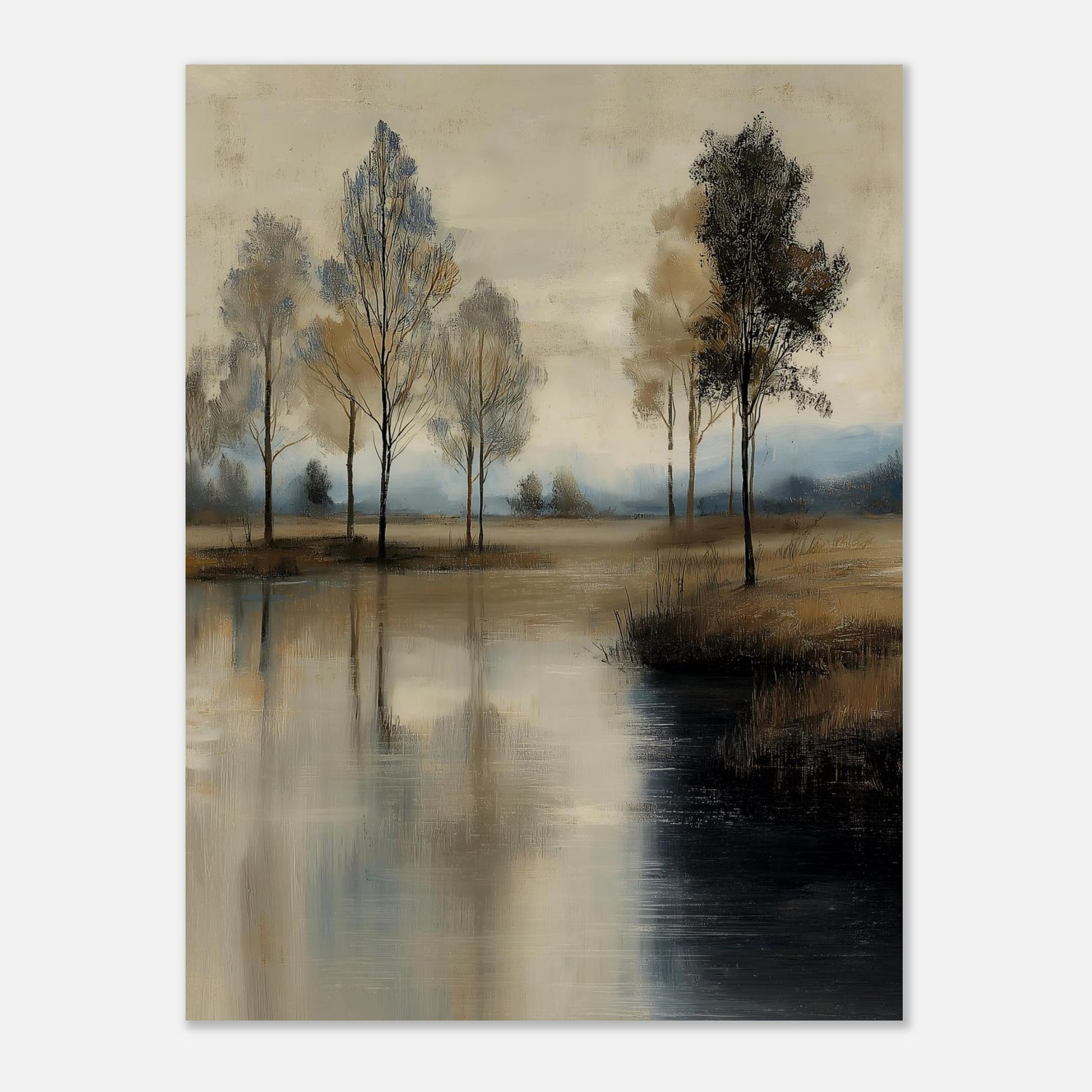 MYSTBIT ART | Timeless Reflection Art Print Wall Art