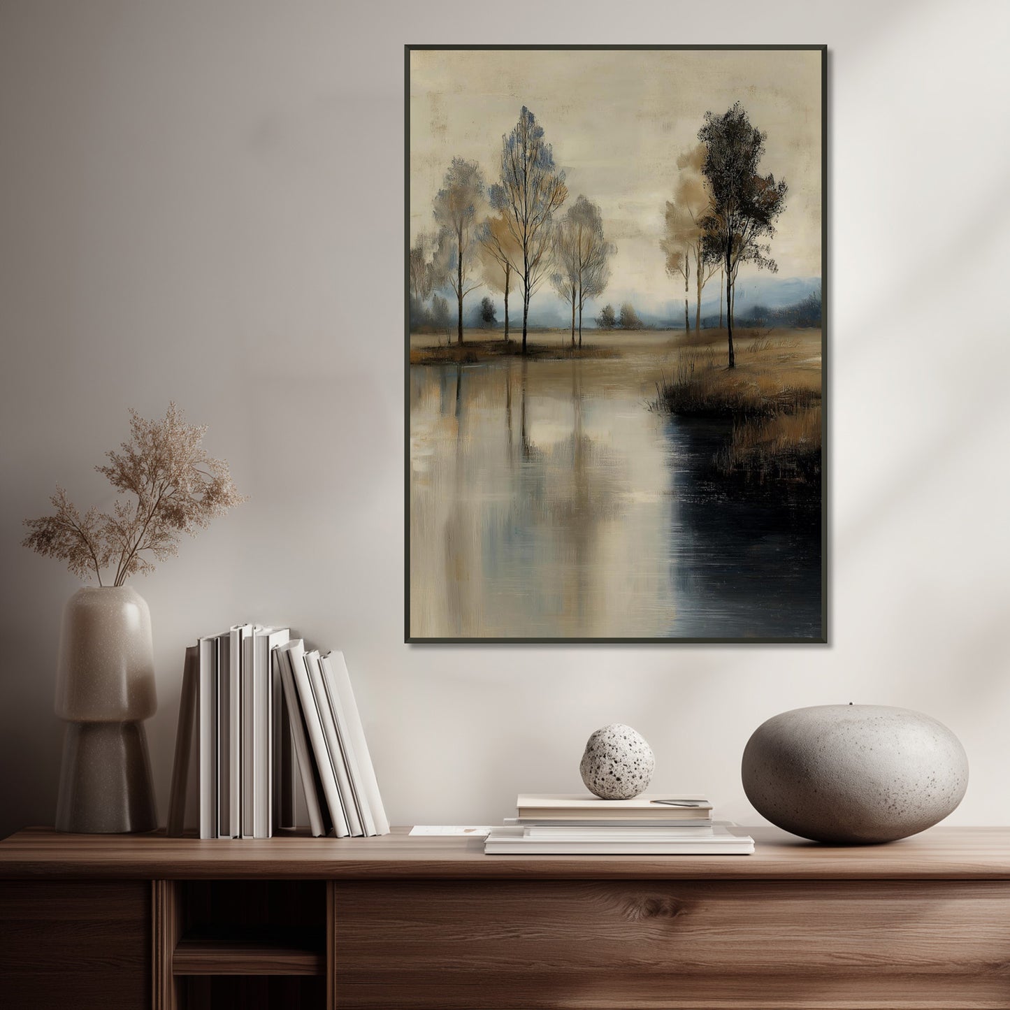 MYSTBIT ART | Timeless Reflection Art Print Wall Art