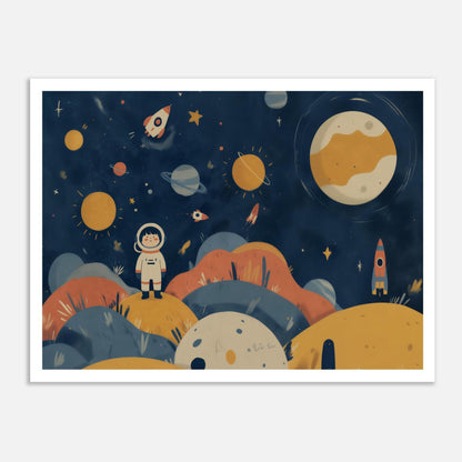 MYSTBIT ART | Tiny Voyager Art Print Wall Art