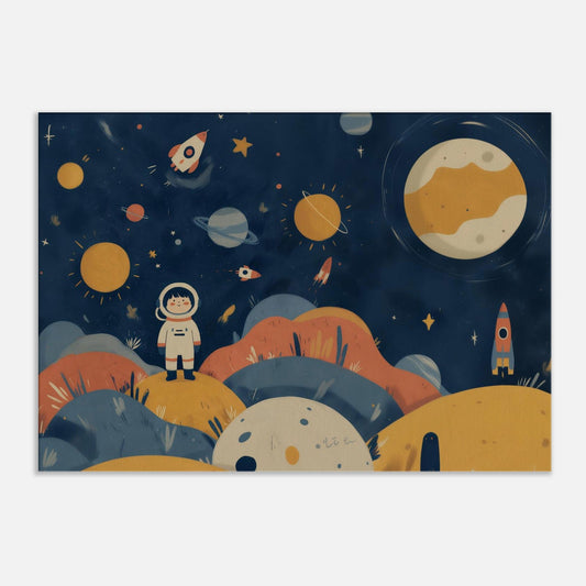 MYSTBIT ART | Tiny Voyager Canvas Print Wall Art