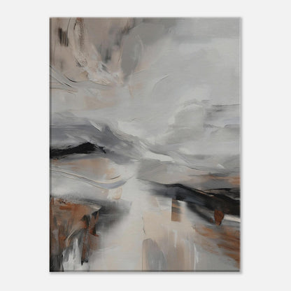 MYSTBIT ART | Veiled Erosion Canvas Print Wall Art
