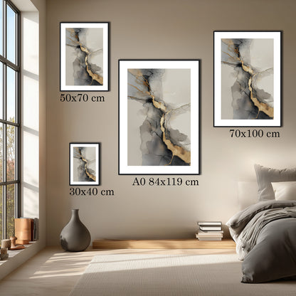 MYSTBIT ART | Veins of Gold Art Print Wall Art