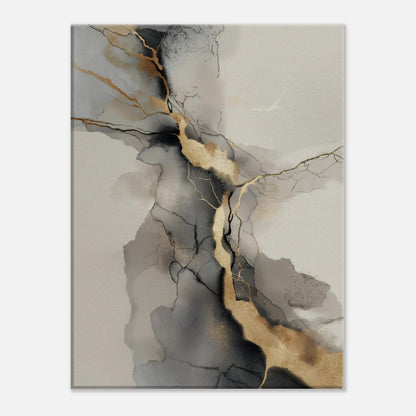 MYSTBIT ART | Veins of Gold Canvas Print Wall Art