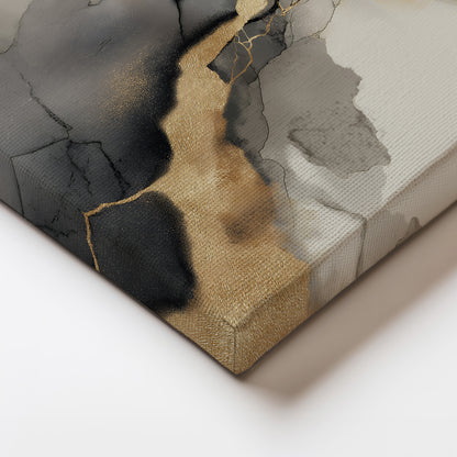 MYSTBIT ART | Veins of Gold Canvas Print Wall Art