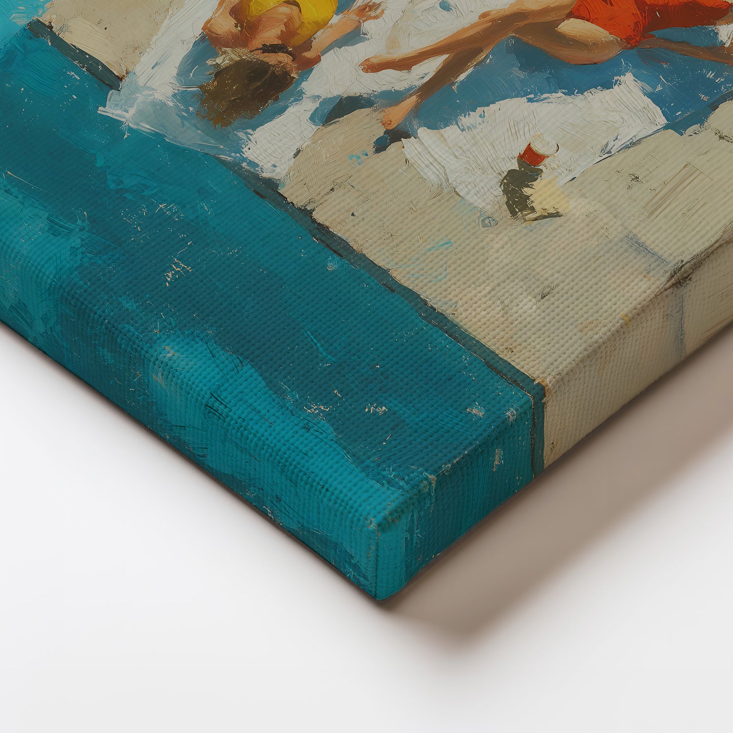 MYSTBIT ART | Vintage Pool Trio Canvas Print Wall Art