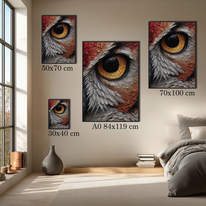 MYSTBIT ART | Watchful Flame Art Print Wall Art