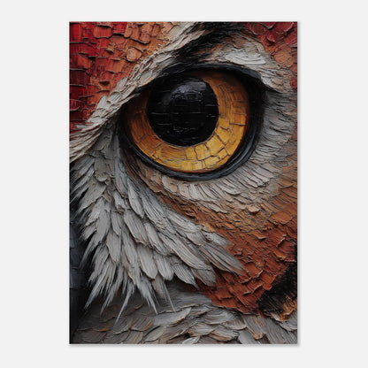 MYSTBIT ART | Watchful Flame Art Print Wall Art