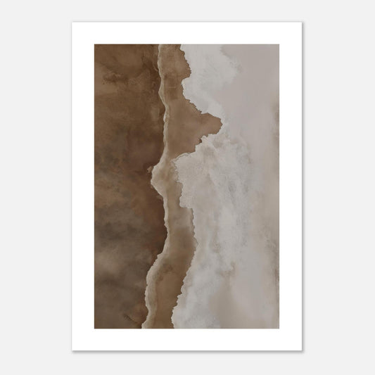 MYSTBIT ART | Waves & Sand Art Print Wall Art