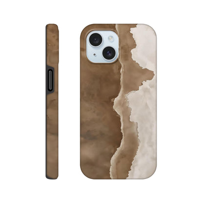 MYSTBIT ART | Waves & Sand iPhone Case-MYSTBIT ART