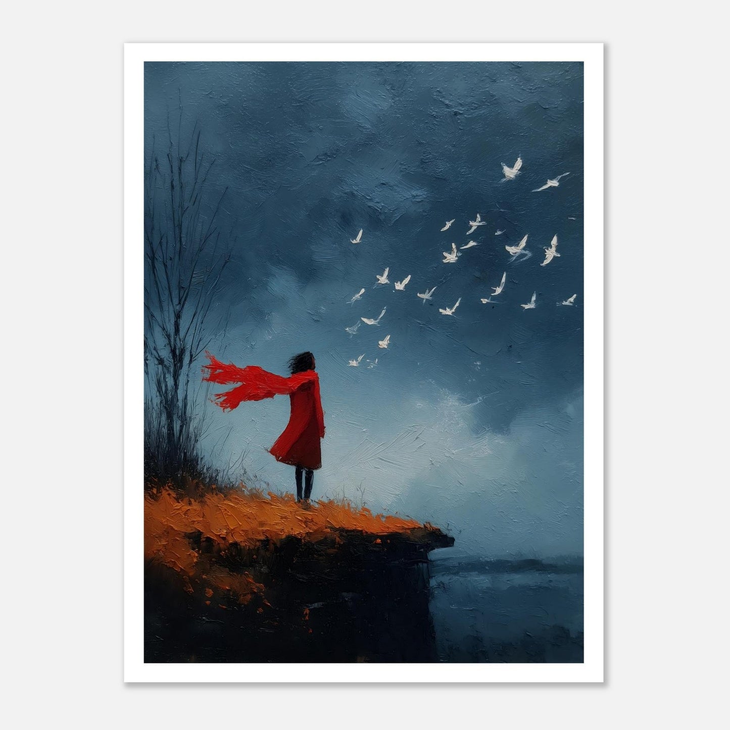 MYSTBIT ART | Windborne Thoughts Art Print Wall Art