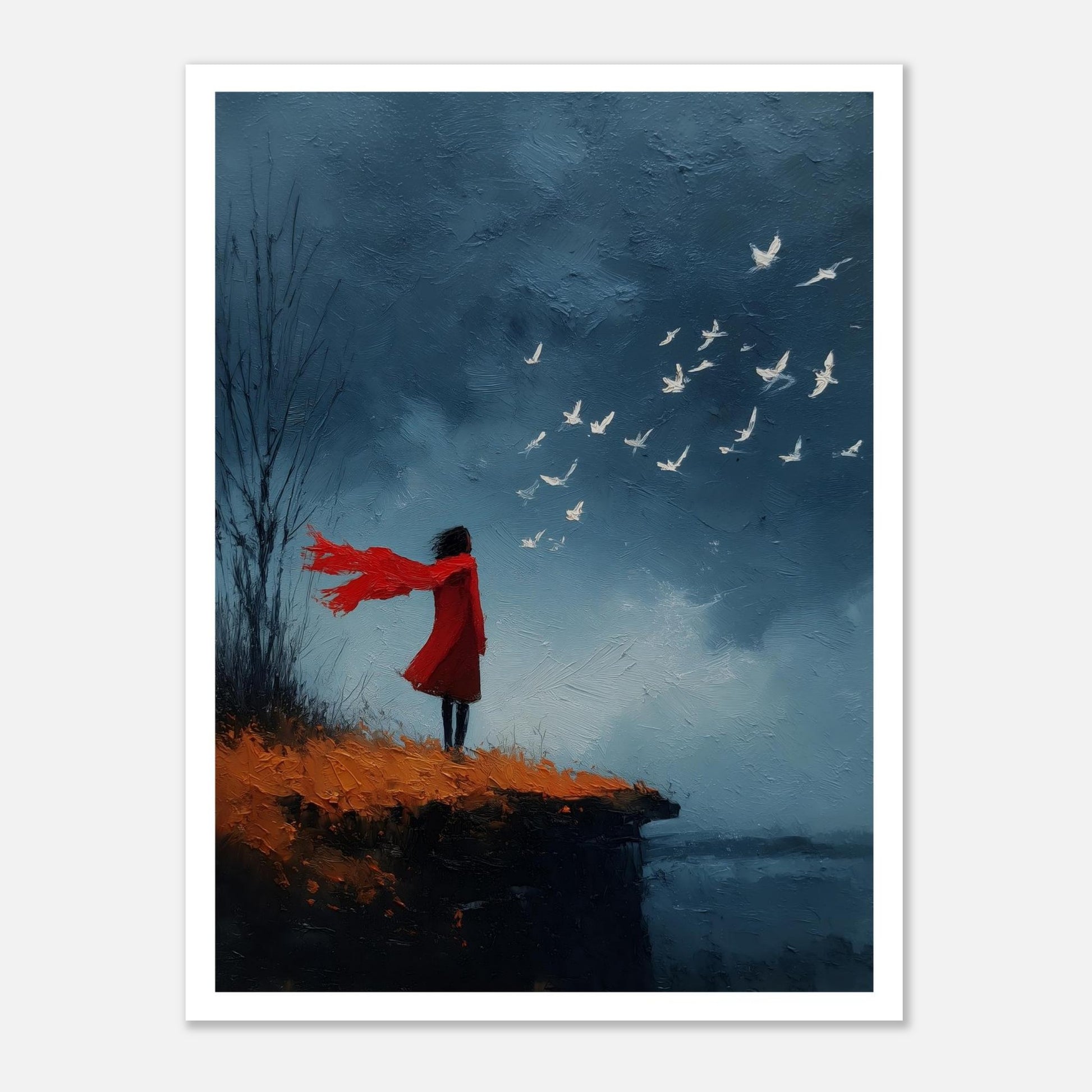 MYSTBIT ART | Windborne Thoughts Art Print Wall Art