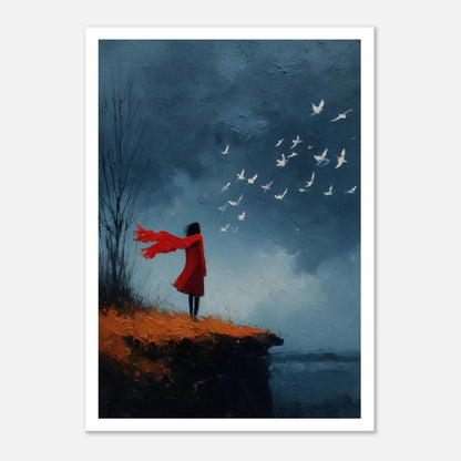 MYSTBIT ART | Windborne Thoughts Art Print Wall Art
