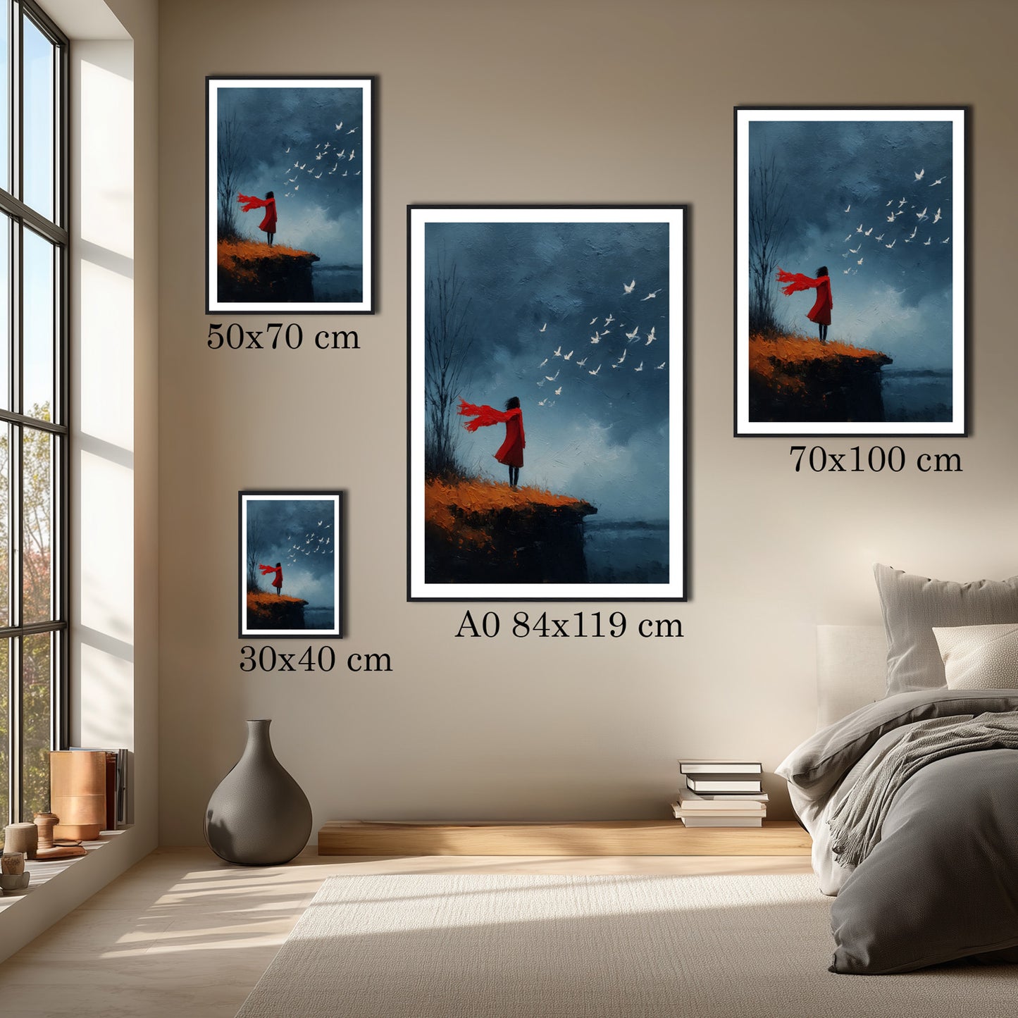 MYSTBIT ART | Windborne Thoughts Art Print Wall Art