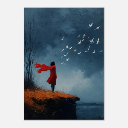 MYSTBIT ART | Windborne Thoughts Canvas Print Wall Art