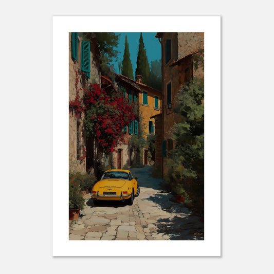MYSTBIT ART | Yellow Reverie Art Print Wall Art