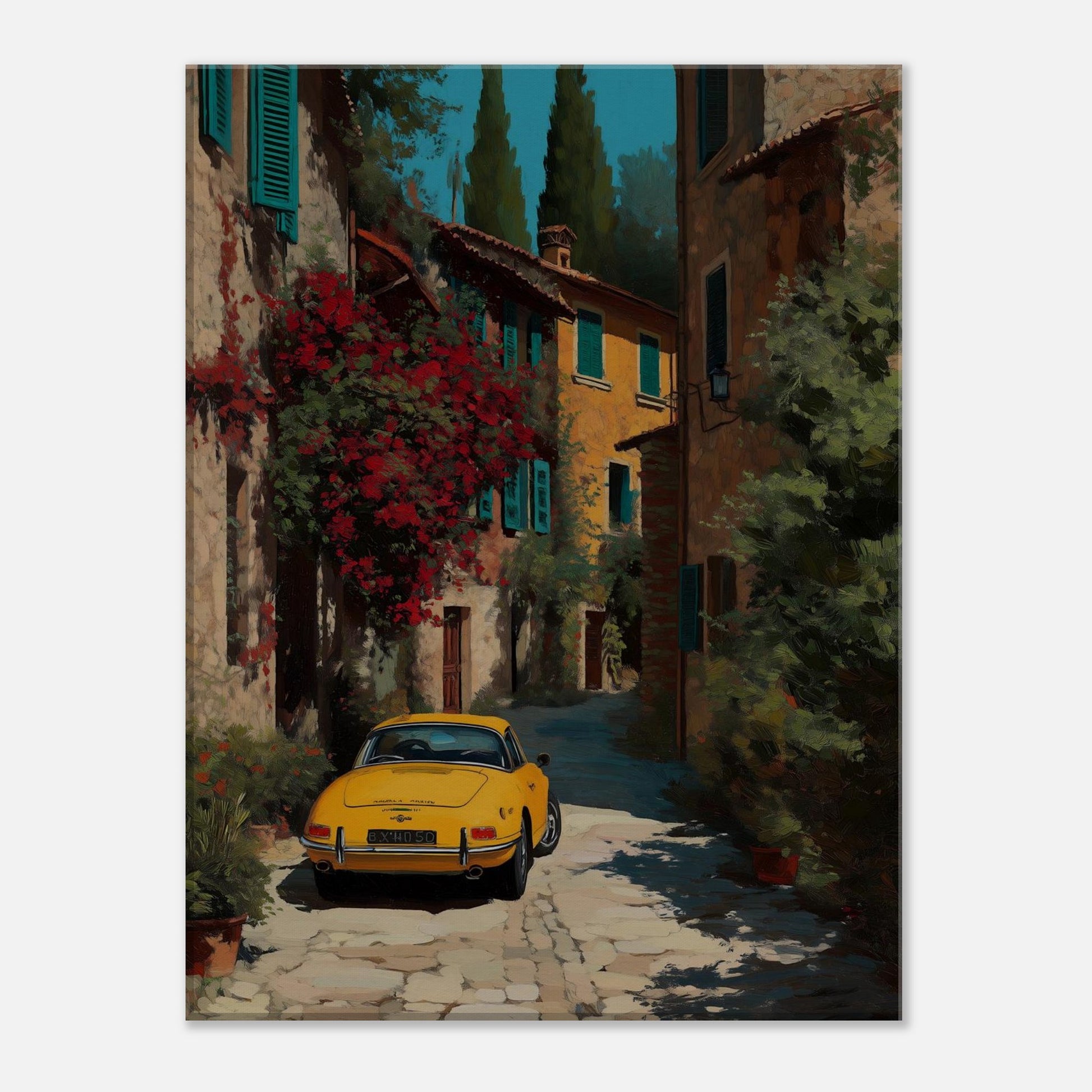 MYSTBIT ART | Yellow Reverie Canvas Print Wall Art