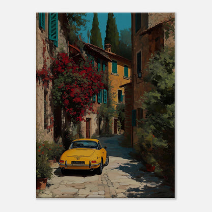 MYSTBIT ART | Yellow Reverie Canvas Print Wall Art