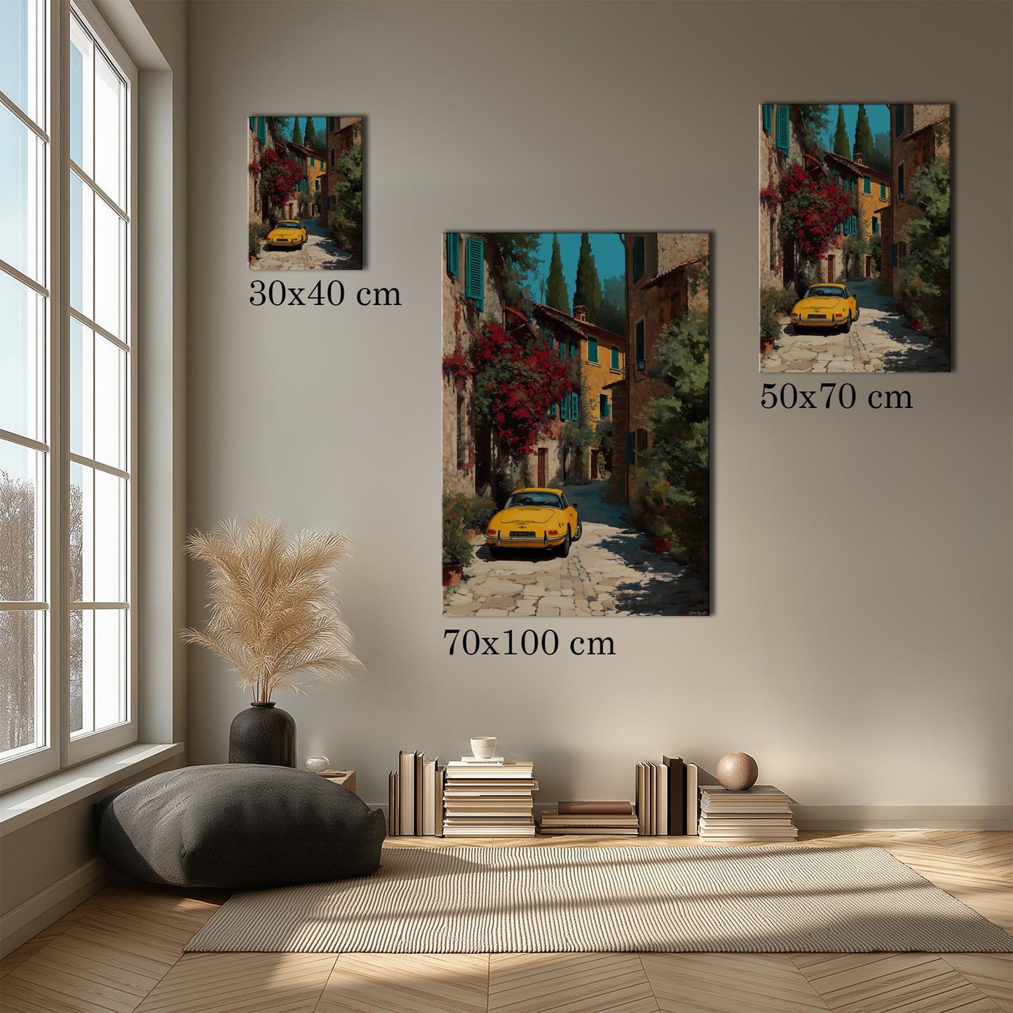 MYSTBIT ART | Yellow Reverie Canvas Print Wall Art