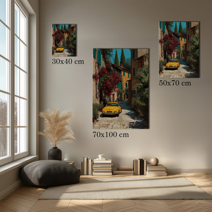 MYSTBIT ART | Yellow Reverie Canvas Print Wall Art