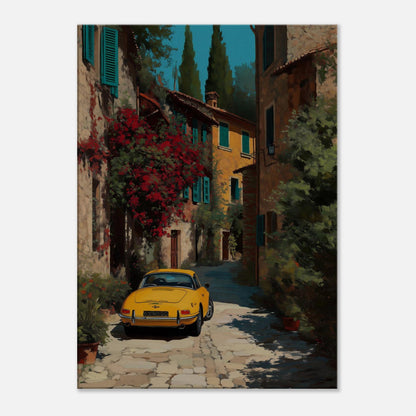 MYSTBIT ART | Yellow Reverie Canvas Print Wall Art