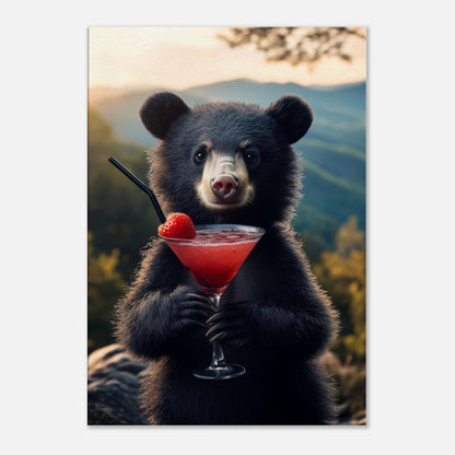 Bear’s Cocktail Hour | Canvas-MystBit Store