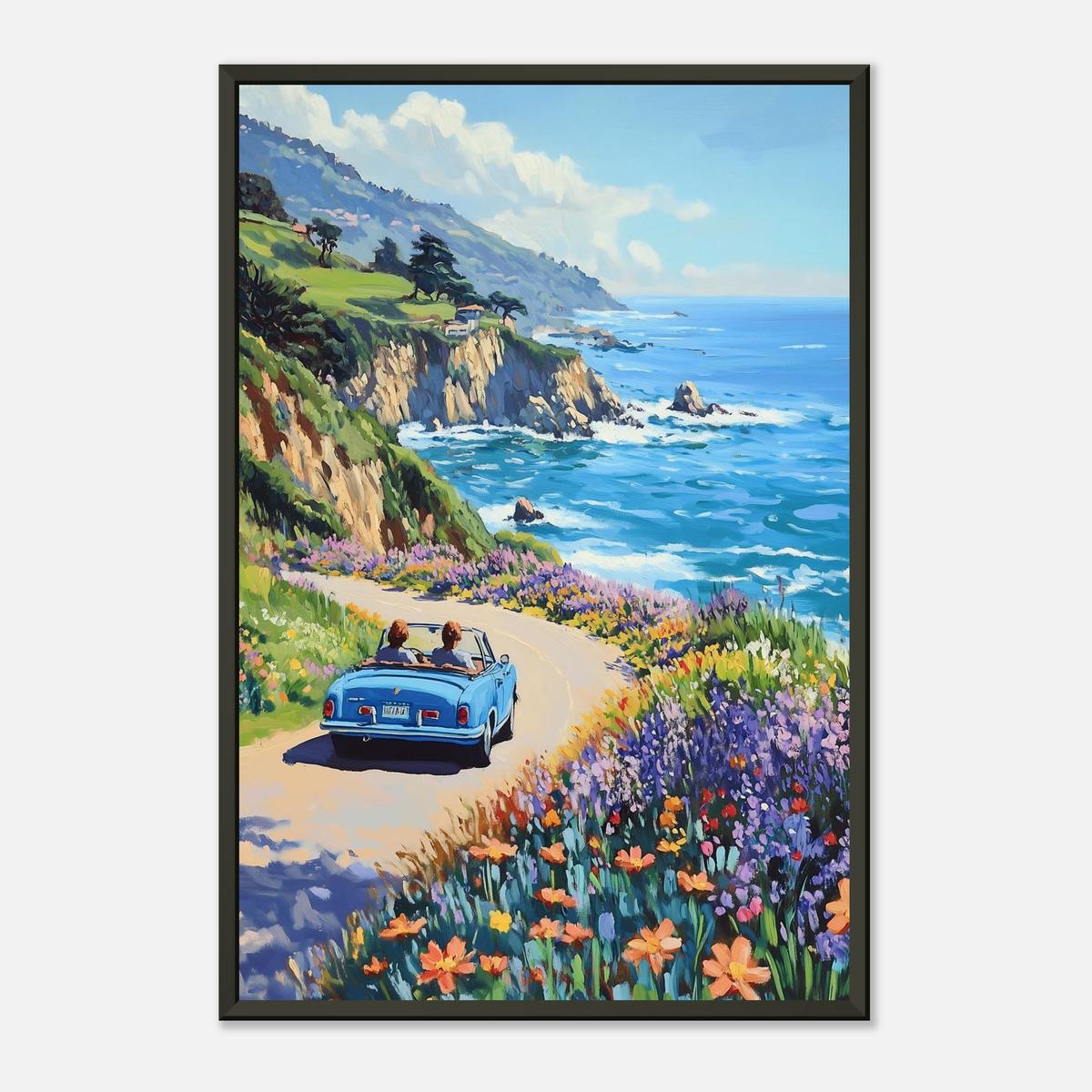 Coastline Voyage | Metal Frame-MystBit Store