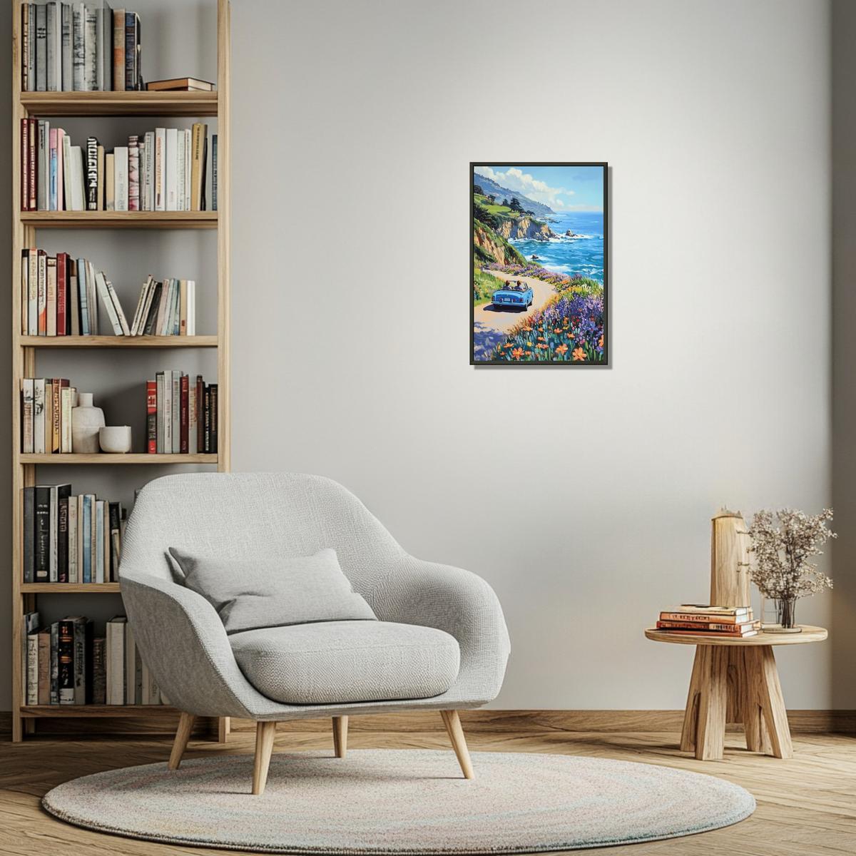 Coastline Voyage | Metal Frame-MystBit Store