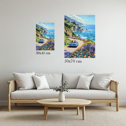 Coastline Voyage | Metal Frame-MystBit Store