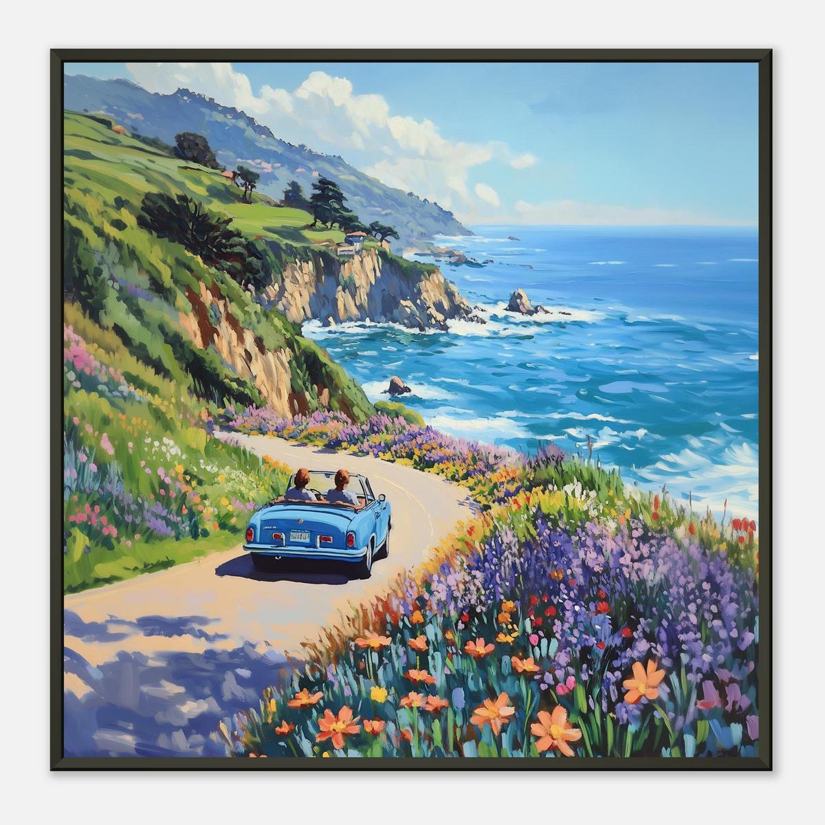 Coastline Voyage | Metal Frame-MystBit Store