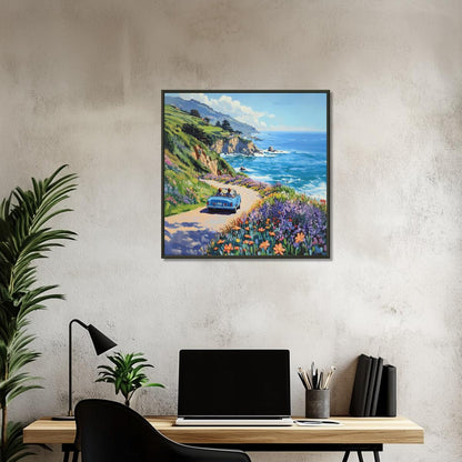 Coastline Voyage | Metal Frame-MystBit Store