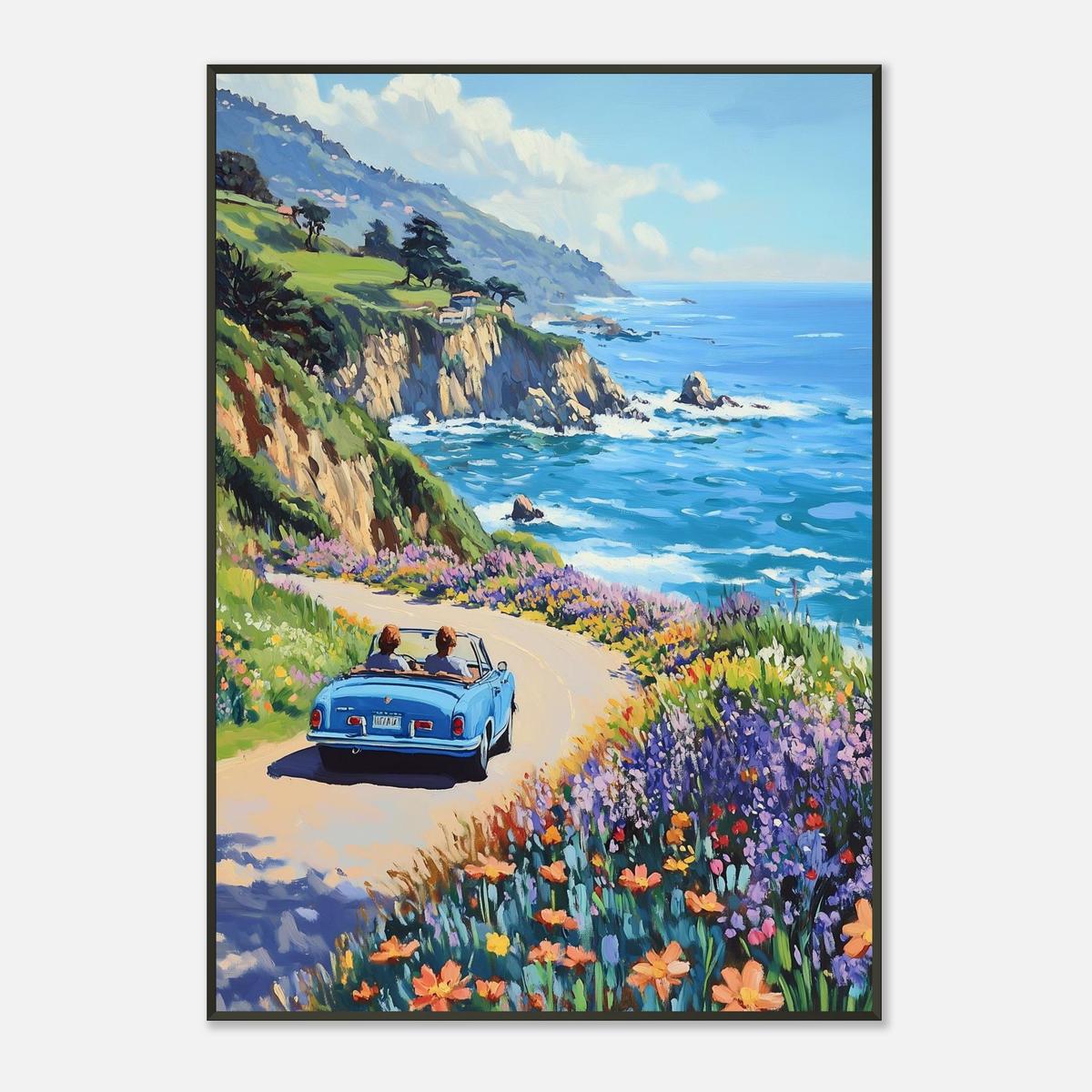 Coastline Voyage | Metal Frame-MystBit Store
