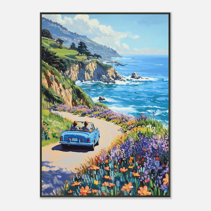 Coastline Voyage | Metal Frame-MystBit Store