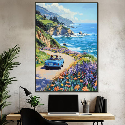 Coastline Voyage | Metal Frame-MystBit Store